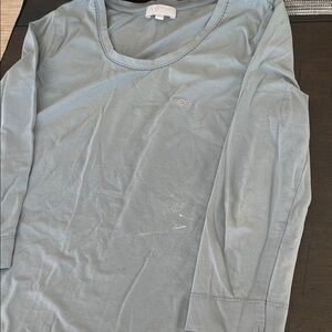 Escada Sky Blue three quarter Sleeve Shirt